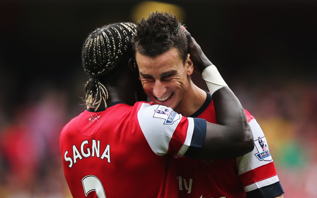 Bacary Sagna Laurent Koscielny Arsenal