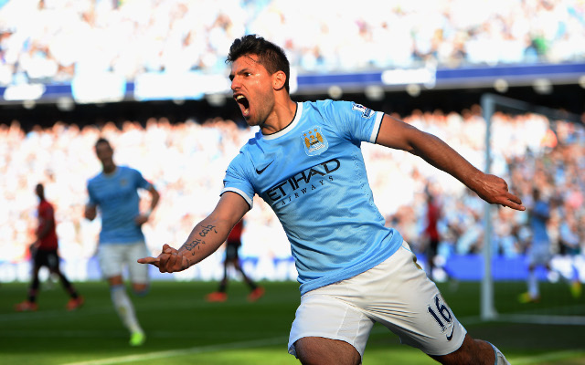 (GIF) Sergio Aguero gives Manchester City a 2-1 lead away to CSKA Moscow