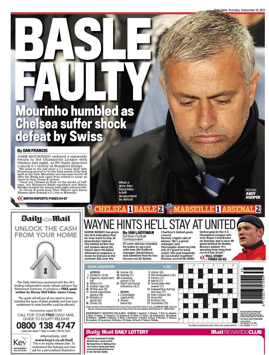 Daily Mail Mourinho