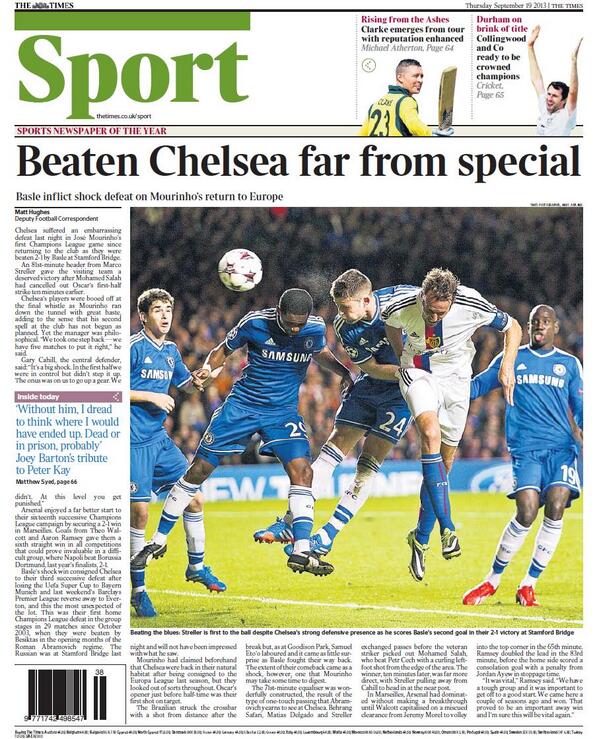 The Times Mourinho