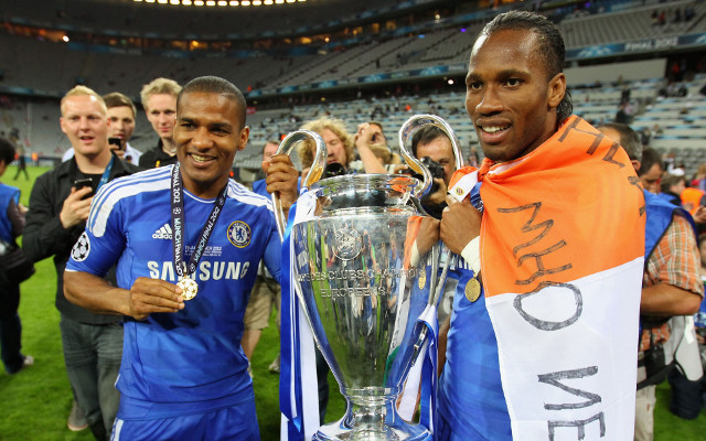 (Image) Premier League legend Drogba posts picture with ‘Chelsea soldiers’