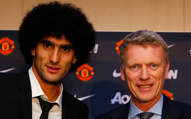 Marouane Fellaini David Moyes Manchester United