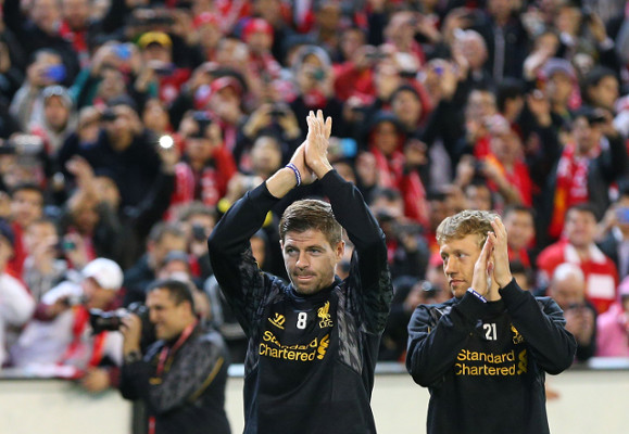 Steven Gerrard & Lucas Liverpool