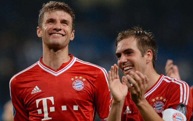 Thomas Muller Philipp Lahm Bayern Munich