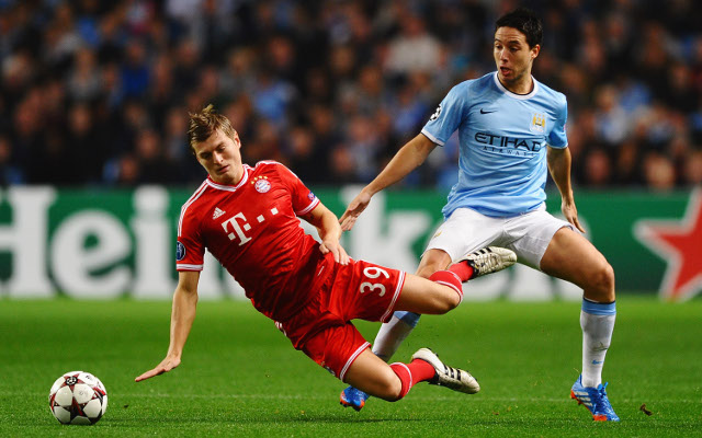 Toni Kroos Bayern Munich Samir Nasri Manchester City