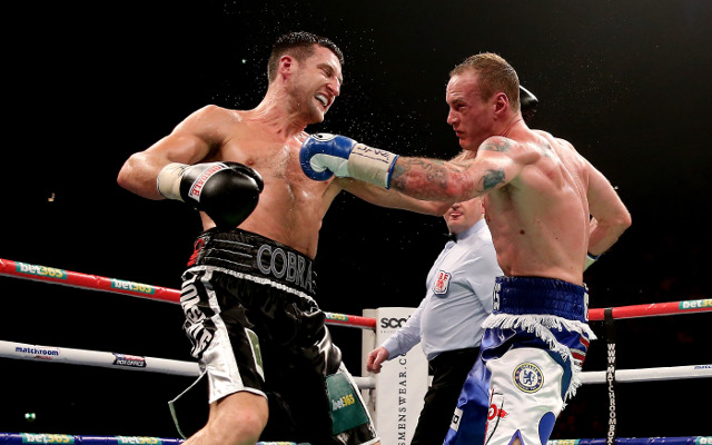 (Video) Carl Froch vs George Groves 2: Tempers flare as Froch shoves Groves