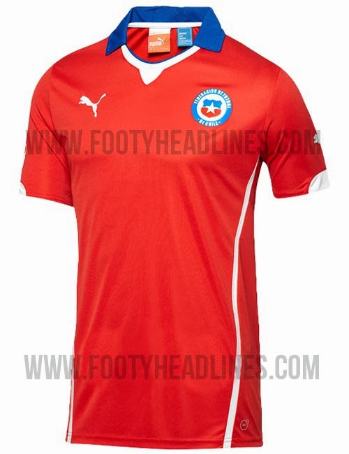 Chile 2014 World Cup Home Kit