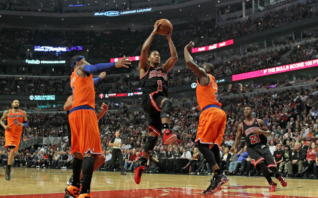Derrick Rose Chicago Bulls Carmelo Anthony New York Knicks
