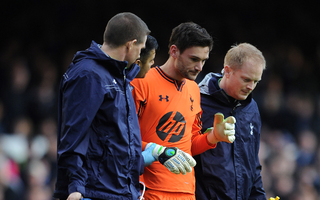 Tottenham’s Hugo Lloris shows ‘no sign of concussion’ after clash with Romelu Lukaku