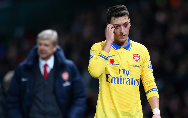 Twitter slates Mesut Ozil, after recent average Arsenal performances