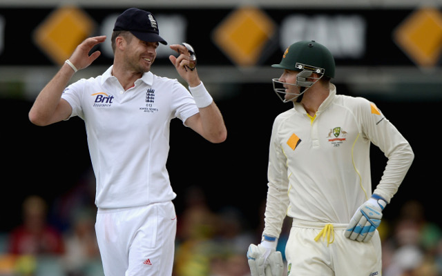 Michael Clarke fined after James Anderson “broken arm” sledge