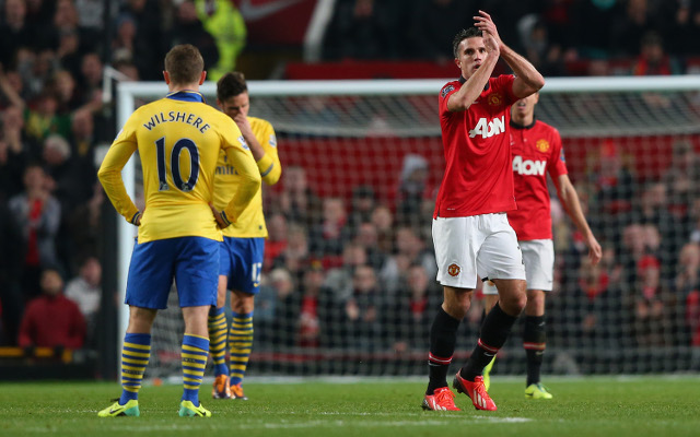 (Video) Did Arsenal star Jack Wilshere attempt to elbow Manchester United’s Shinji Kagawa?