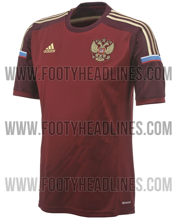 Russia 2014 World Cup Home Kit