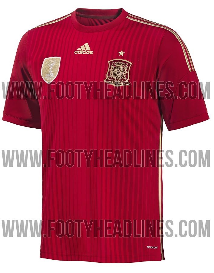 Spain 2014 World Cup Home Kit (1)