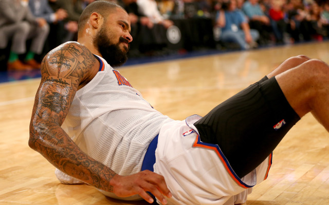Knicks centre Tyson Chandler out for six weeks due to a broken leg