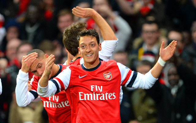 (Image) Arsenal superstar Mesut Ozil loving life with two ridiculously cute dogs