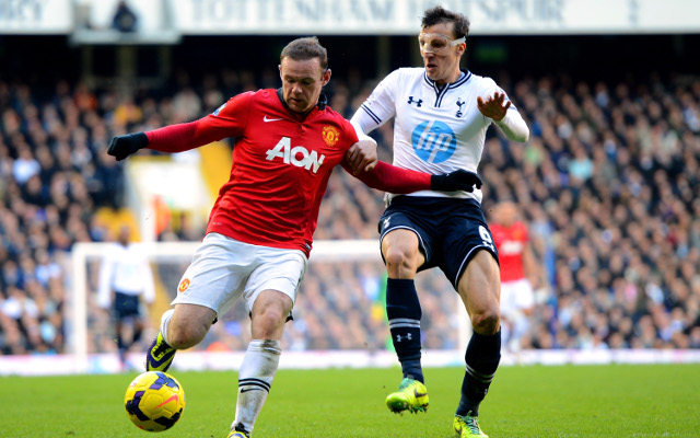 Wayne Rooney Manchester United Vlad Chiriches Tottenham