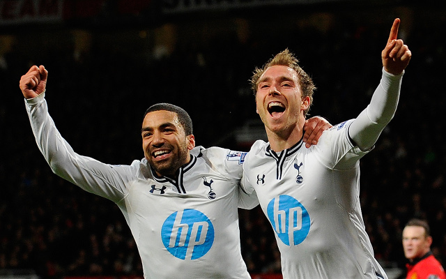 Aaron Lennon Christian Eriksen Tottenham