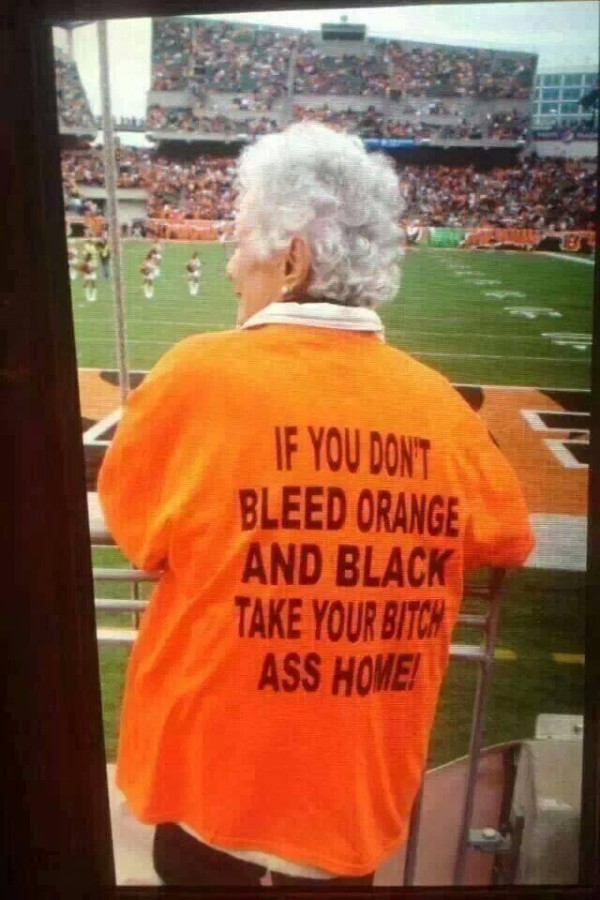 Cincinnati Bengals fan old lady shirt