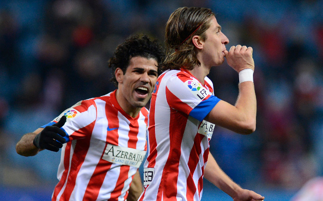 Diego Costa Filipe Luis Atletico Madrid