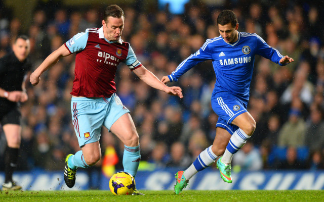 Kevin Nolan West Ham Eden Hazard Chelsea