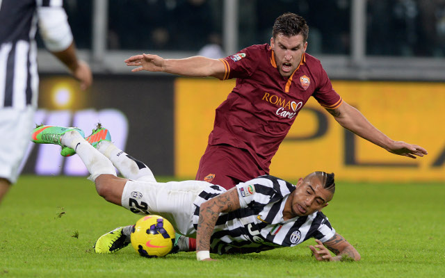 Kevin Strootman Roma Arturo Vidal Juventus