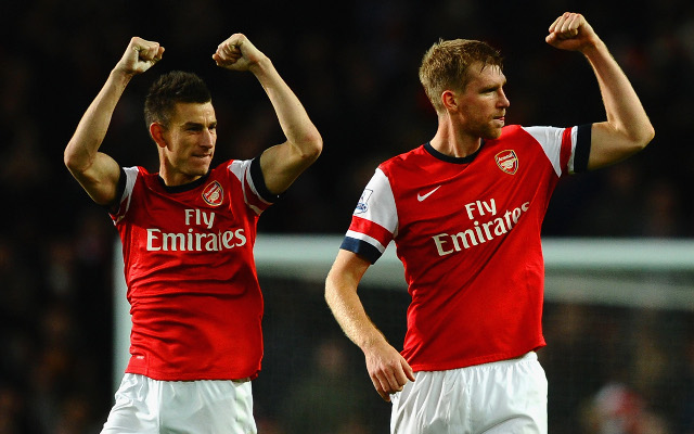 Laurent Koscielny Per Mertesacker Arsenal