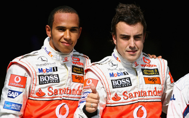 Lewis Hamilton Fernando Alonso McLaren