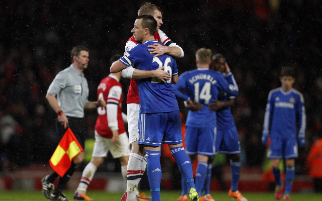 Arsenal and Chelsea have two stars each among the best Premier League centre-backs of 2013/14