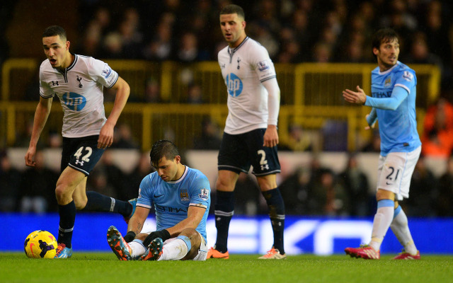 Sergio Aguero injury update: Man City striker reveals ‘pain in right hamstring’