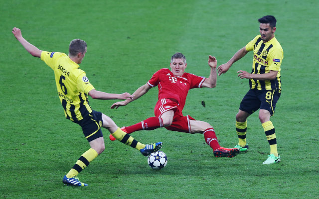 Sven Bender Ilkay Gundogsn Borusssia Dortmund Bastian Schweinsteiger Bayern Munich