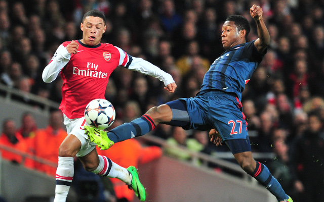 Alex Oxlade-Chamberlain Arsenal Davod Alaba Bayern Munich