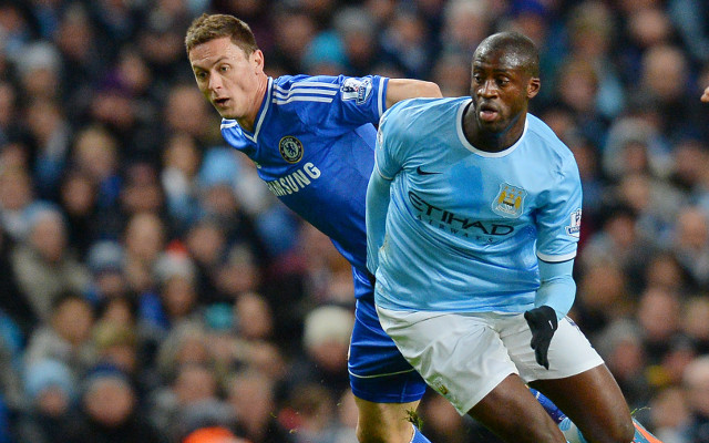 Nemanja Matic Chelsea Yaya Toure Manchester City