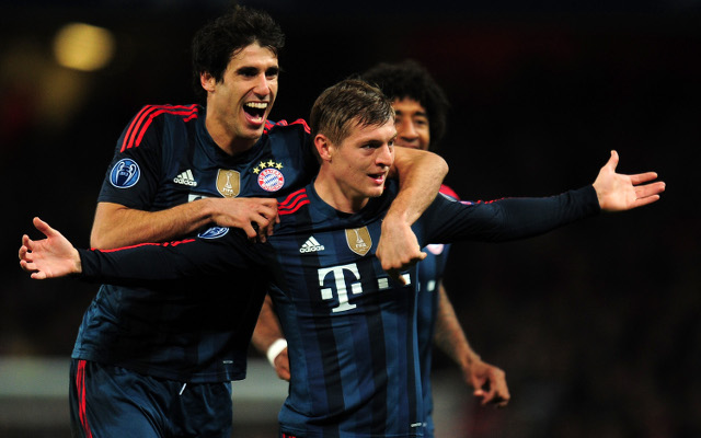 Javi Martinez Toni Kroos Bayern Munich