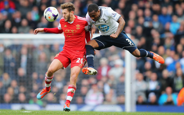 Adam Lallana Southampton Danny Rose Tottenham