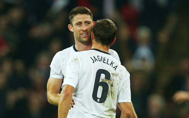 Gary Cahill Phil Jagielka England