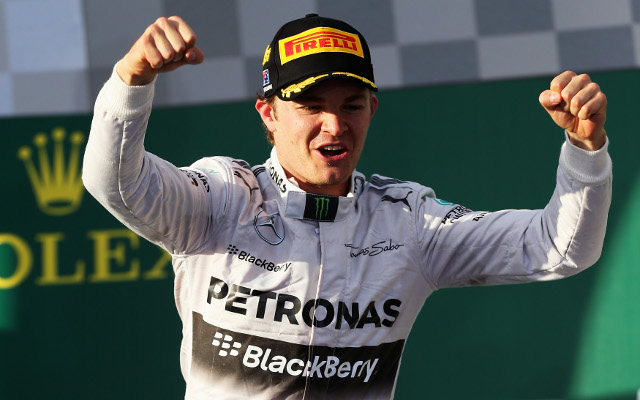 Nico Rosberg wins the Australian F1 Grand Prix from Daniel Ricciardo