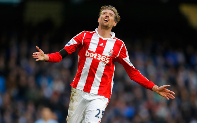 (Video) Stoke’s Peter Crouch performs the weirdest celebration after goal vs Newcastle