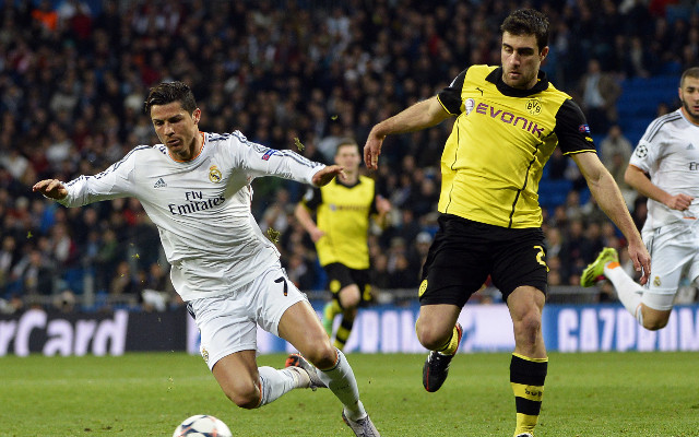 Cristiano Ronaldo Real Madrid Sokratis Borussia Dortmund