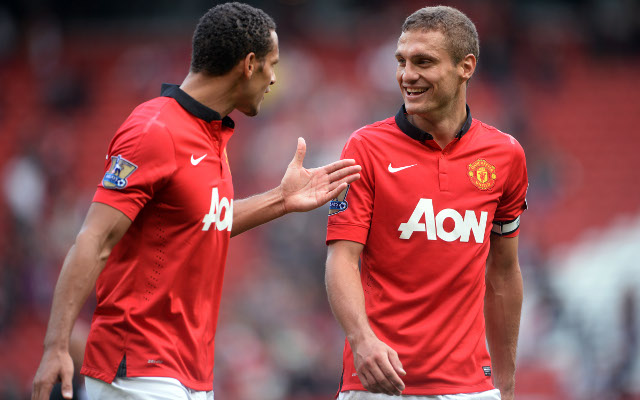 Rio Ferdinand Nemanja Vidic Manchester United