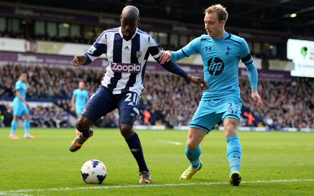 Youssuf Mulumbu West Brom Christian Eriksen Tottenham