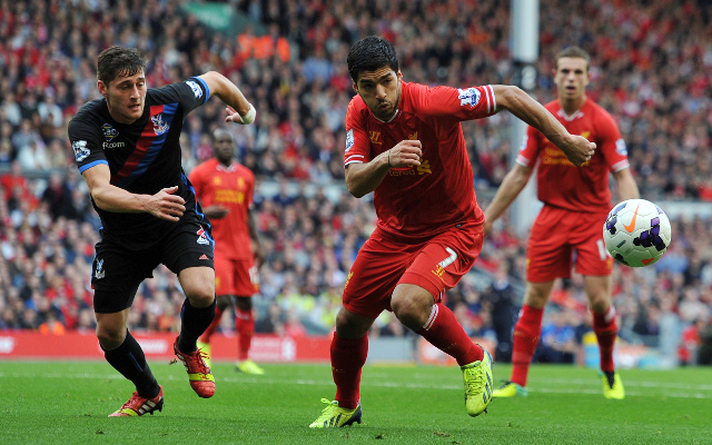 Joel Ward Crystal Palace Luis Suarez Liverpool