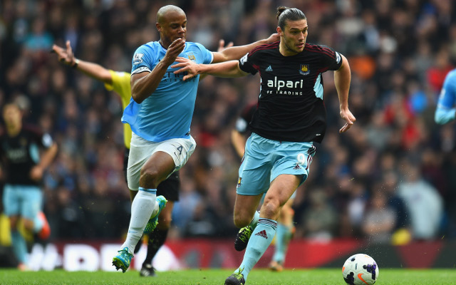 Vincent Kompany Manchester City Andy Carroll West Ham