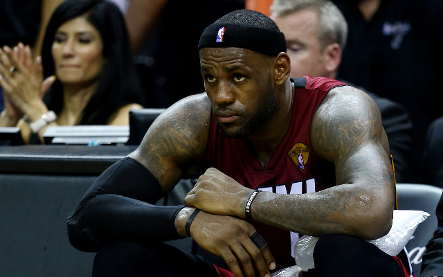 LeBron James leaves NBA finals game one with cramp due to faulty air conditioning