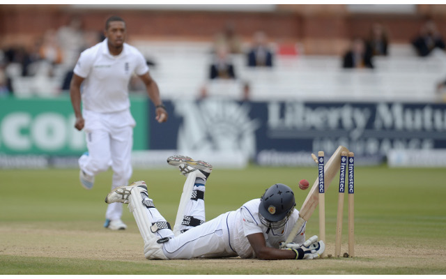 (Vine) Sri Lanka’s Nuwan Pradeep involved in strangest dismissal ever in Test v England