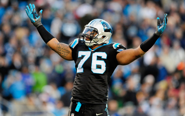 Carolina Panthers defensive end convicted of assault to start Sunday