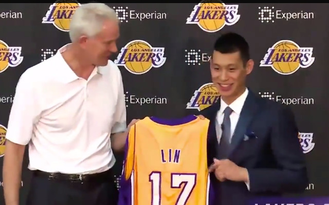 (Video) Jeremy Lin signs with the Los Angeles Lakers – full press conference replay