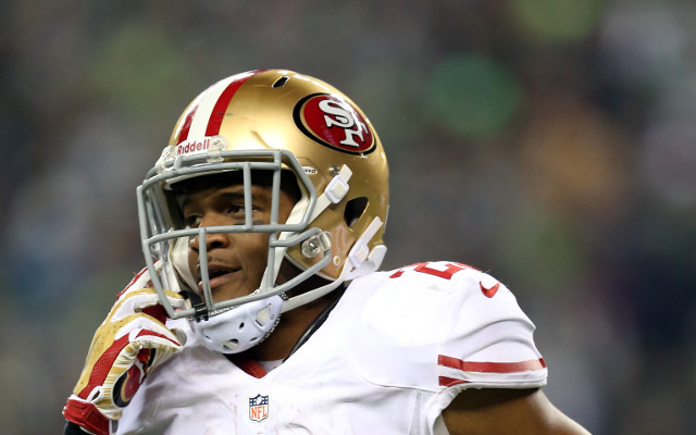 49ers running back LaMichael James carted off field
