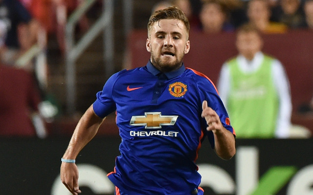 Manchester United starlet Luke Shaw admits that he is feeling the pressure to perform