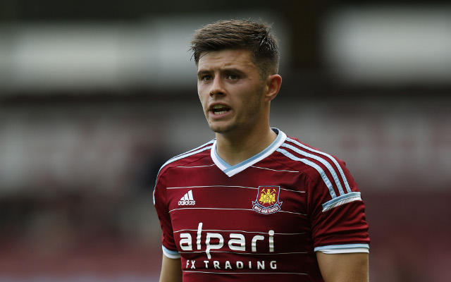 (Video) Goal! West Ham United 1-0 Stoke City: Aaron Cresswell gives West Ham early lead on trick free kick